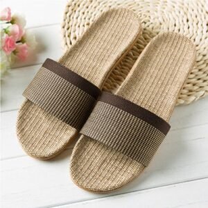 Bamboo Fiber Slippers — Natural Breathable & Lightweight Indoor Comfort
