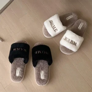 Plush Warm Slippers — Soft Fleece Comfort & Cozy Indoor Warmth